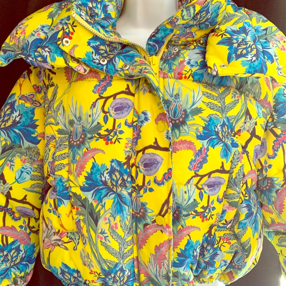 H&M Yellow Floral Coat